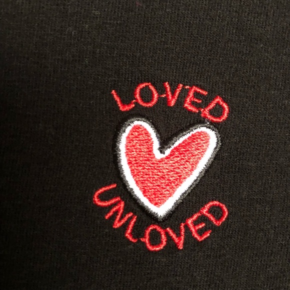 Forever 21 Loved Unloved Red Heart Crop Top - Picture 4 of 6
